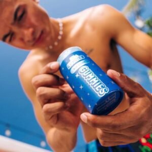 mr mushies blue slushie mushroom gummies